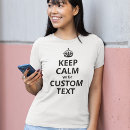 Pesquisar por com frases femininas camisetas Mantenha a calma aspas