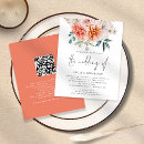 Pesquisar por floral papel papel convites Código qr
