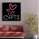 Pesquisar por gato branco impressão de canvas Gata