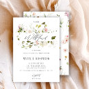Pesquisar por flores selvagens convites Caligrafia elegante