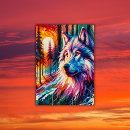 Pesquisar por lobo colorido pósteres pôsteres Lobos