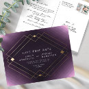 Pesquisar por roxo e ouro convites Bride
