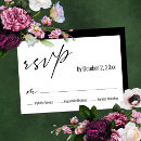Pesquisar por música rsvp cartões Preto e branco