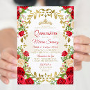 Pesquisar por vestido vermelho convites Mis quince