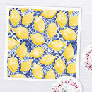 Pesquisar por azulejos de guardanapos Limão de aquarela