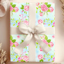 Pesquisar por floral azul papel de presente Vintage