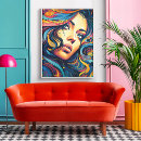 Pesquisar por pop art pôsteres Mulher