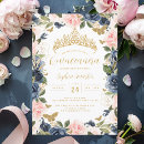 Pesquisar por tiara dourada convites Quinceanera