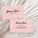 Pesquisar por pink cartao de visita For her