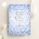 Pesquisar por azul prata casamento convites Flocos de neve