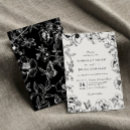 Pesquisar por floral preto e branco convites Vintage