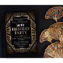 Pesquisar por speakeasy convites Preto e dourado