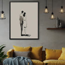 Pesquisar por ilustração preto e branco pôsteres For her