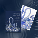 Pesquisar por cisne convites Azul marinho