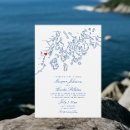 Pesquisar por mapa casamento convites Azul marinho