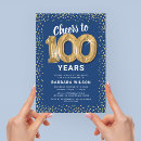 Pesquisar por 100 anos aniversário convites Moderno