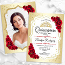 Pesquisar por coroa ouro convites Quinceanera