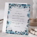 Pesquisar por floral azul do 13 18 horizontal casamento convites For her