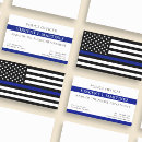 Pesquisar por policial cartao de visita Linha azul fina