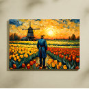 Pesquisar por campo com flores impressão de canvas Vincent van gogh