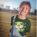Pesquisar por sapos felizes dos desenhos animados camisetas Verde