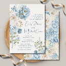 Pesquisar por floral romântico casamento convites Azul