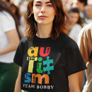 Pesquisar por família autismo camisetas Consciência autista