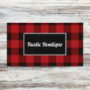 Pesquisar por lumberjack cartao de visita Xadrez vermelha e preta