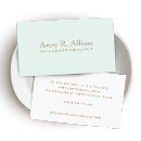 Pesquisar por terapeuta cartao de visita Minimalista