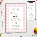 Pesquisar por primeiro aniversario menina convites Rosa