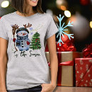 Pesquisar por bonecos de neve camisetas For her