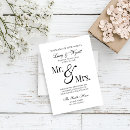 Pesquisar por sr sra casamento convites Preto e branco