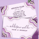 Pesquisar por cristais roxos cartao de visita Agate