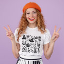 Pesquisar por desenhos assustadores camisetas For her