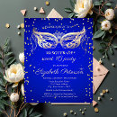 Pesquisar por blue sweet 16 convites Azul royal