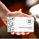 Pesquisar por arte floral cartao de visita Minimalista