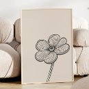 Pesquisar por preto e branco minimalista artes pôsteres Floral