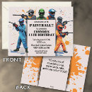 Pesquisar por de festas do paintball convites Para festa paintball