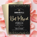 Pesquisar por brilho folha convites Bat mitzvah
