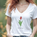 Pesquisar por flor vermelha camisetas Girlfriend