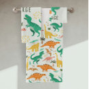 Pesquisar por dinossauros banho toalhas For kids