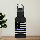 Pesquisar por policial garrafa agua Linha azul fina