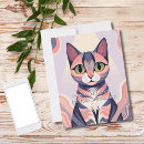 Pesquisar por gato divertido cartoes postais Moderno