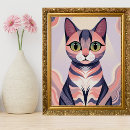 Pesquisar por gatos coloridos pôsteres Qualquer pessoa