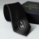 Pesquisar por monogramas gravatas Minimalista