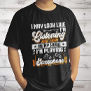 Pesquisar por saxofone engraçado camisetas Orquestra