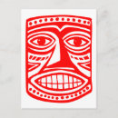 Pesquisar por máscara tiki cartoes postais Tribal