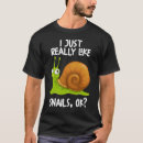Pesquisar por caracóis camisetas Animais