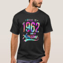 Pesquisar por made in 1962 camisetas Aniversário