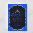 Pesquisar por azul preto convites Quinceanera